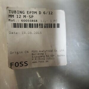 FOSS 60055868 12m Schlauch EPDM 6/12MM