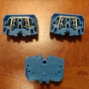 39.703.0253.6 - FEED-THROUGH TERMWKF2,5/MD/ F BLAU Wieland Blue