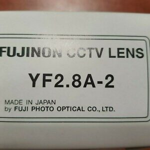 Fuji Fujinon CCTV Camera Lens Model: YF2.8A-2 1:1.3/2.8 CCTV Lens