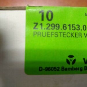 Z1.299.6153.0 Wieland Electric Connector Accessories Snap-on Test Plug For DIN