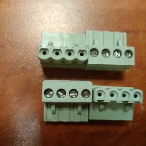 25.320.3453.0 Wieland Electric Conn Rising Cage Terminal Block F 4 POS 5mm Screw