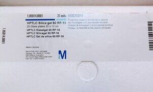 Merck 1.105914 HPTLC Silica gel 60 RP-18 OPEN BOX 23 PIECES