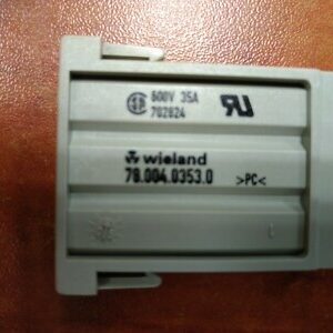 78.004.0353.0 Wieland Electric Conn Housing F 3 POS Crimp ST Panel Mount