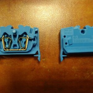 56.703.0553.6 Wieland Electric Conn Feed-Through Terminal Block 2 POS T DIN Rail