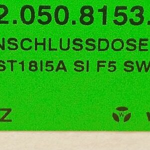 WIELAND - 92.050.8153.0 FLAT CABLE MAINS FEED IN CONNECTOR, 5 POLE FOR 2.5MMSQ