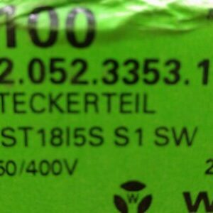 WIELAND ELECTRIC 92.052.3353.1 Conn Power M5 POS Screw ST Cable Mount 5 Terminal