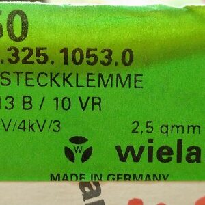 Wieland PCB CONNECTOR 8113 B / 10 VR 25.325.1053.0