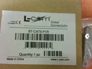 L-Com BT-CAT5-P1 Passiver PoE-Injektor NEU
