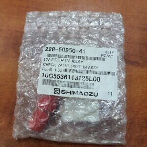 Shimadzu Part Number: 228-50950-41 LC-20AP Inlet Check Valve