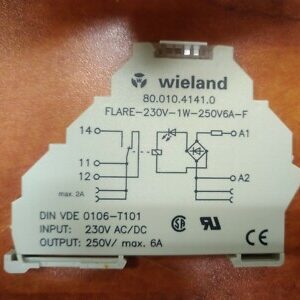 80.010.4141.0 Wieland Electric Electromechanical Relay SPDT 2ADC/6AAC 230VAC