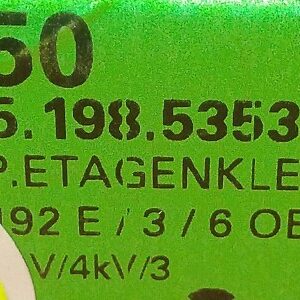 25.198.5353.0 Wieland Electric Conn Cage Clamp Terminal Block 6 POS 5mm Solder