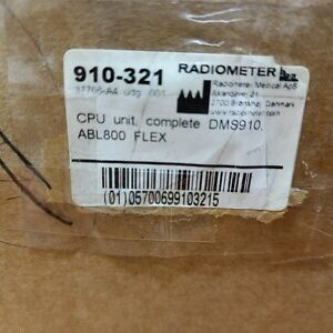 Radiometer 910-321 CPU unit, complete DMS910, ABL80