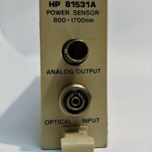 Agilent 81531A power sensor for 8153A chasis – 800-1700nm