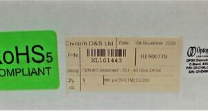 Optoplex DI-C1MLCC355-R1.0 DPSK demodulator, 43Ghz, C-band, Tunable