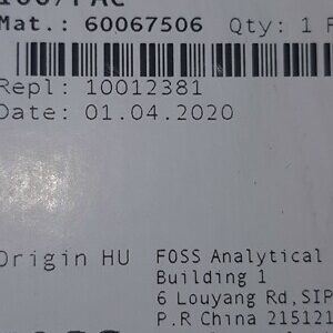 Foss™ SoxCap™ System: SoxCap Filters pn 60067506