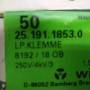 25.191.1853.0 Wieland 50 units box