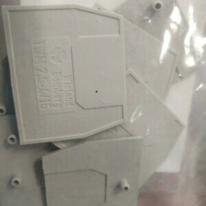 07.311.1853.0 Wieland Electric Connector Accessories Plate Gray 10 pack