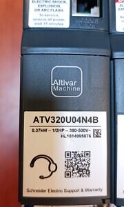 Schneider Electric ATV320U04N4B AC Speed Drive .37kW ½HP 380-500V