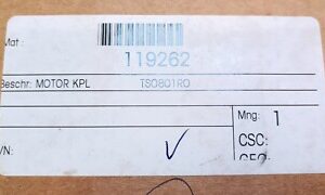 SHIMADZU 00119262 MOTOR CPL. TSO801RO 119262