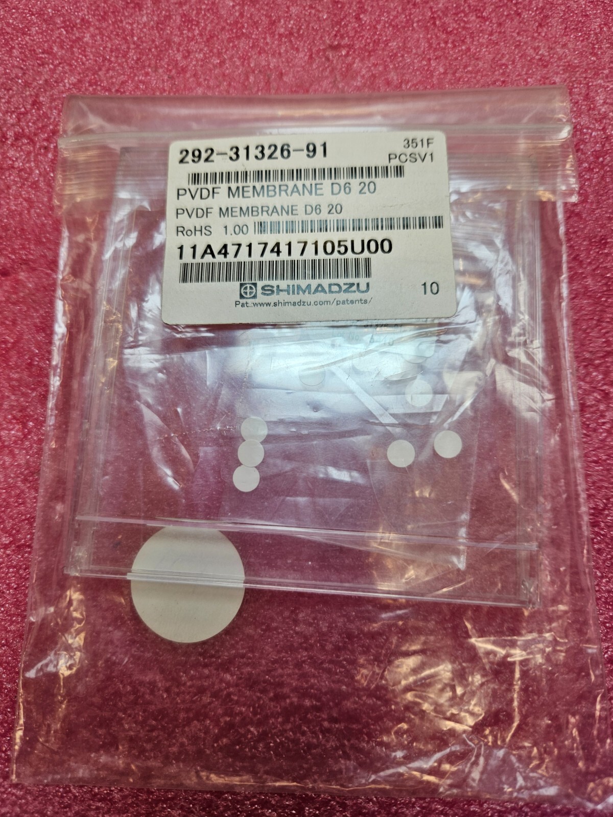 SHIMADZU 036-11208 O-RING, 4DP10