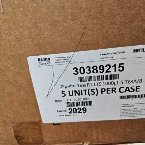 METTLER TOLEDO 30389215 RT-LTS-A-1000µL-/S-768/8 5 boxes as label