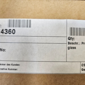METTLER TOLEDO 00214360 PROTECTIVE GLASS HR/HG 214360