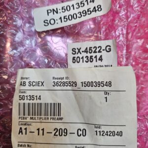 AB SCIEX 5013514 PCBA MULTIPLIER PREAMP
