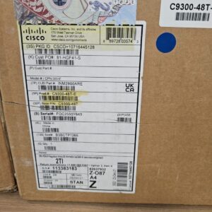 Cisco C9300-48T-E Catalyst 9300 48-port data only, Local Pick Up 4 Units