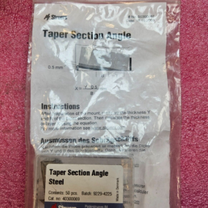 STRUERS 40300069 TAPER SECTION ANGLE, STEEL