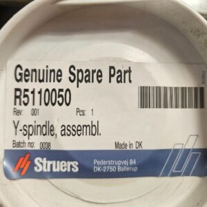 STRUERS STRUERS R5110050 Y SPINDLE ASSEMBLY