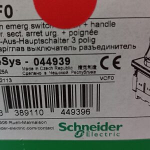 Schneider Electric VCF0 Main Emergency Switch TeSys-044939
