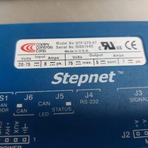 COPLEY CONTROLS STEPNET STP-075-07 STEPPER MOTOR DRIVER