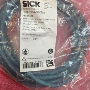 SICK SSL-2J04-G05ME 6034415 Ethernet Cable Male Conn M12 4-Pin Straight 5M RJ45