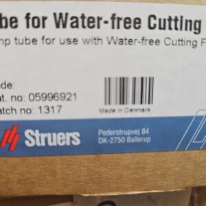05996921 Tube for water free cutting STRUERS