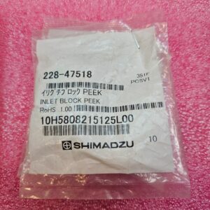 Shimadzu 228-47518 INLET BLOCK PFA Resin