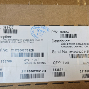 VIDEO JET 383430 VJ1040, 2M STRAIGHT UMBILICAL VIDEOJET 1040 NEW SEALED