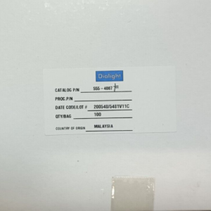 DIALIGHT 555-4007 / 5554007 LED 2MM QUAD 5V RED 100 pieces box sealed !!