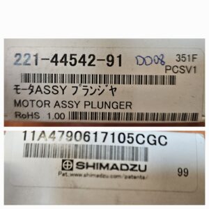 Shimadzu 221-44542-91 PLUNGER MOTOR ASSY