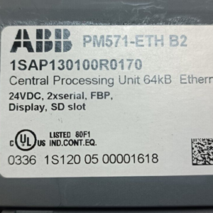 ABB AC500 CPU PM571-ETH B2 1SAP130100R0170 + 2 X units 1SAP180600R0001 Dummy