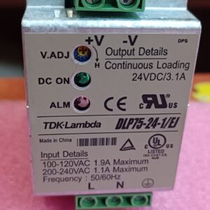 TDK-LAMBDA DLP75-24-1/EJ DLP SERIES DIN RAIL MOUNT 75 WATT POWER SUPPLY