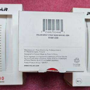 91061230 POLAR WRIST STRAP M200 WHI M/L G New Original