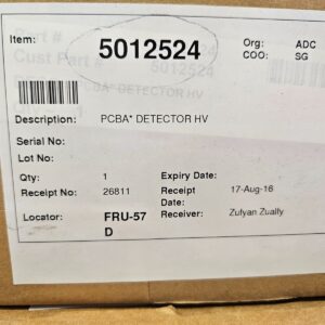 AB SCIEX 5012524 PCBA* DETECTOR HV