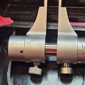 MITUTOYO micrometer - pls see pictures 5-25 145-185A