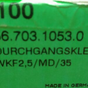 Wieland 56.703.1053.0 5670310530 WKF2,5/MD/35 FEED-THROUGH TERMINAL WKF2,5/MD/