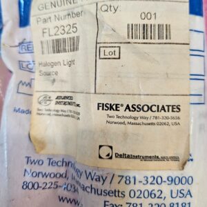 FL2325 HALOGEN LIGHT SOURCE ASSEMBLY Advanced instruments