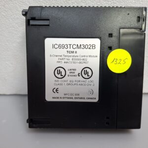 GE Fanuc IC693TCM302B Temperature Control Module for 90-30 PLC, 8-Channel, 24VDC
