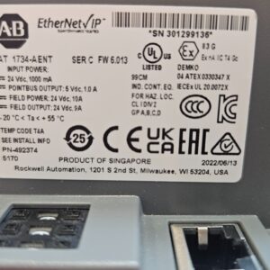 Allen-Bradley 1734-AENT Ethernet/IP Point I/O Adapter Module