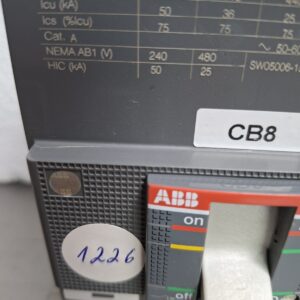ABB NEW Molded Case Circuit Breaker XT3N250