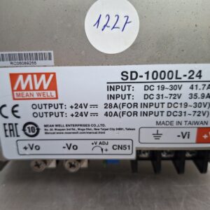 Mean Well Sd-1000l-24 dc-dc Converter Power Supply SD-1000L-24