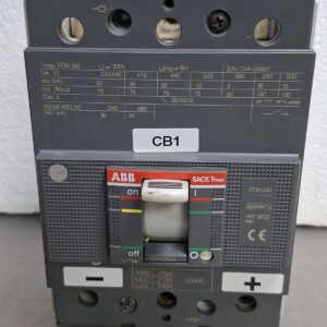 ABB SACE Tmax XT3N 250 Circuit Breaker - 250A, IEC60947-2, Made in Italy